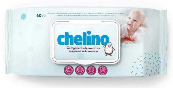 CHELINO FASHION & LOVE TOALLITAS INFANTILES 60